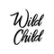 Vinyl Wall Art Decal - Wild Child - Modern Cute Motivational Quote Sticker For Home Teen Bedroom Kids Room Living Room Playroom Store Decor   4