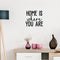 Vinyl Wall Art Decal - Home Is Where You Are - - Modern Inspirational Cute Quote Sticker For Family Home Office Living Room Couple Bedroom Entryway Patio Decor   3