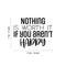 Vinyl Wall Art Decal - Nothing Is Worth It If You Aren't Happy - Modern Inspirational Goals Quote Sticker For Home School Bedroom Work Office Classroom Decor   5