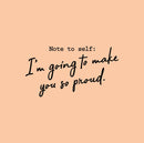 Vinyl Wall Art Decal - I'm Going To Make You So Proud - Trendy Inspiring Optimistic Self Esteem Quote Sticker For Bedroom Closet Kids Room Playroom School Office Decor   2