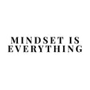 Vinyl Wall Art Decal - Mindset is Everything - Modern Inspirational Quote Sticker For Home Bedroom Kids Room Playroom School Classroom Work Office Decor   3