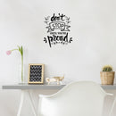 Vinyl Wall Art Decal - Don't Stop Until You're Proud - Modern Motivational Goals Quote Sticker For Home School Bedroom Work Office Classroom Decor