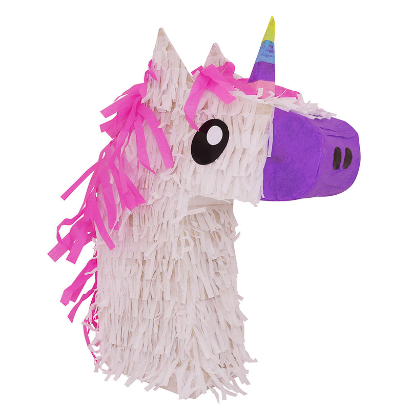 Lutema LTMUnicorn Head Pinata-281 Mexican Handcrafted